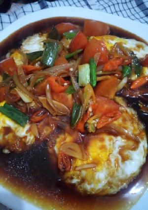 Foto resep Telur Ceplok Bumbu Kecap #BikinRamadanBerkesan #29