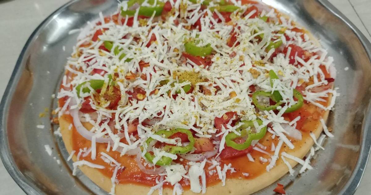 sakshi kambaliya દ્વારા રેસીપી પીઝા (Pizza Recipe In Gujarati) કૂકપૅડ