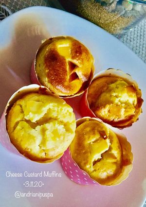 Foto resep Cheese Custard Muffin