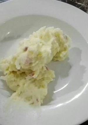 Una foto de Puré de Papas con Tocineta