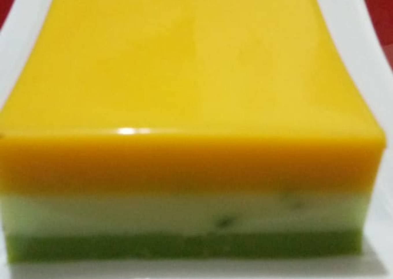 Puding labu triple