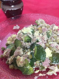 Una foto de Secreto de zucchinis con atún