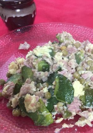 Una foto de Secreto de zucchinis con atún