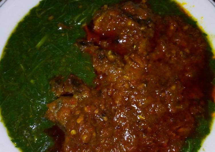 How to Prepare Perfect Ewedu with stew