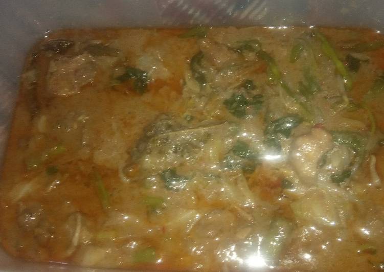 Gulai kol kacang panjang ala RM minangkabau