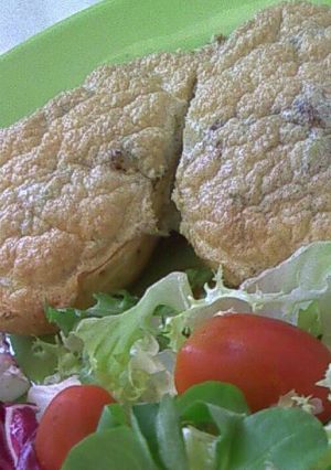 Foto principal de Patatas rellenas de falso souflé de gambas
