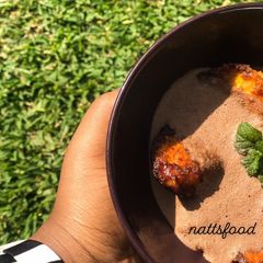 A picture of Caramelized plantain dessert.