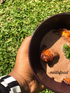 A picture of Caramelized plantain dessert.