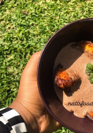 A picture of Caramelized plantain dessert.