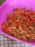 Tumis Daging Sosis Pedas