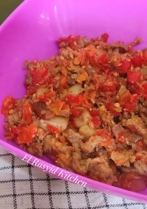 Foto resep Tumis Daging Sosis Pedas