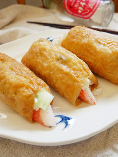 好上手「豆皮手卷壽司」簡單又清爽。 的食譜成品照片