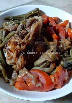 Une photo de Tajine d'agneau aux gombos 🍴