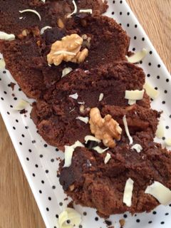 Una foto de Brownie casero y fácil