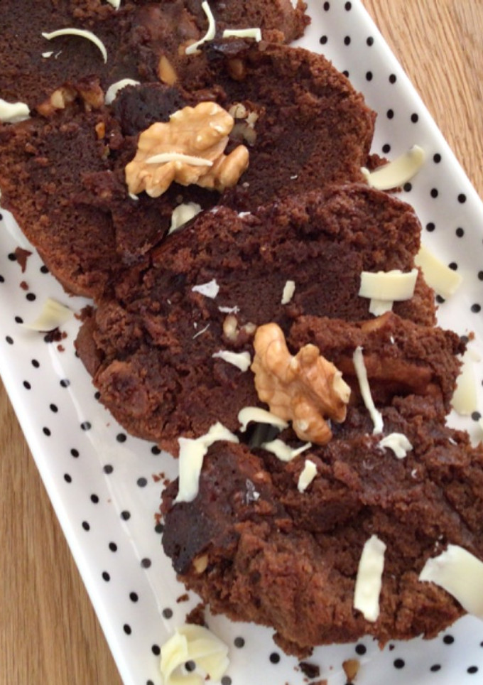 Una foto de Brownie casero y fácil