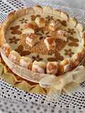 Tarta de horchata con fartons