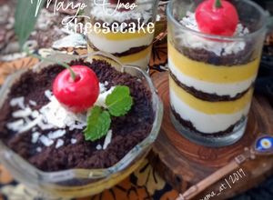 Foto resep Mango Oreo Cheesecake