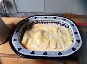 Una foto de me sobra relleno de canelones