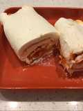 Rollito de salmón ahumado para cocktail