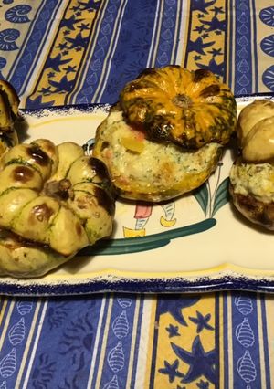 Une photo de Patidous farcis au saumon sauvage d Écosse fumé