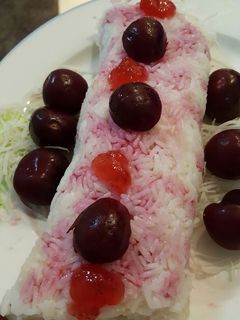 صورة لوصفة رول الرز بالحليب والقشطه بطريقه عصريه 😉