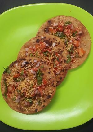 A picture of Masala chapati.