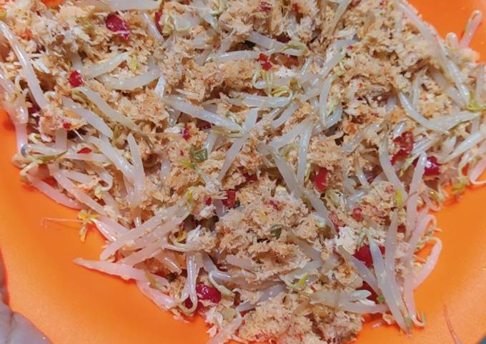 Standar Resep memasak Urap kelapa taoge yang nagih banget