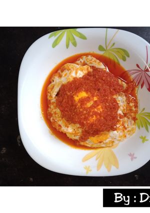 Foto resep Telur ceplok sambal