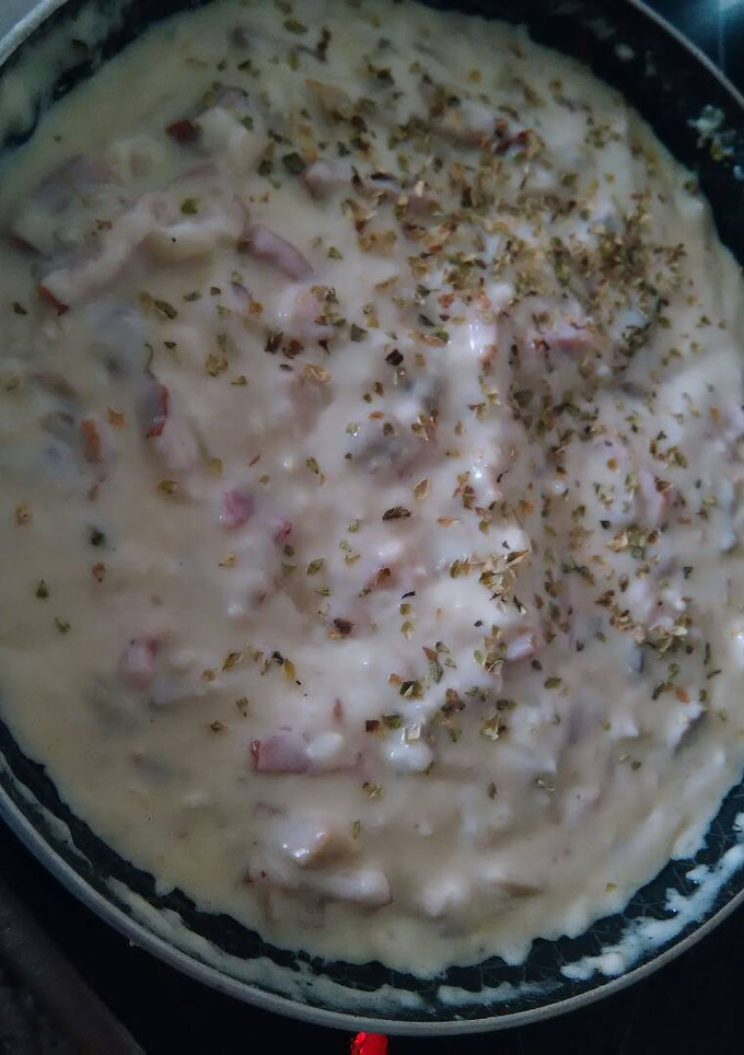 Una foto de Salsa carbonara