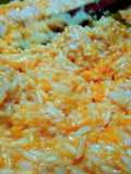 Arroz a la valenciana con azafrán