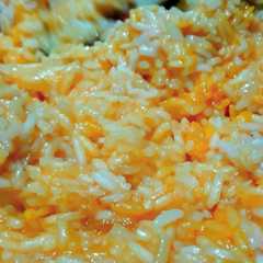 Una foto de Arroz a la valenciana con azafrán