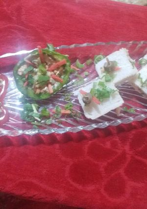 A picture of Vegitables Sandwich.