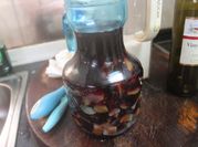 A picture of peach sangria