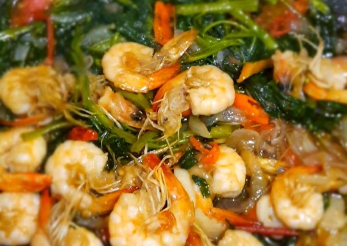 Tumis Kangkung Udang