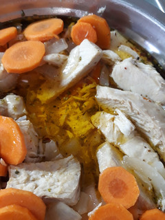 Una foto de Pollo al escabeche