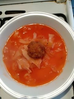 Paradicsomos káposzta, fasírttal recept fotója