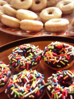 Una foto de Donas horneadas