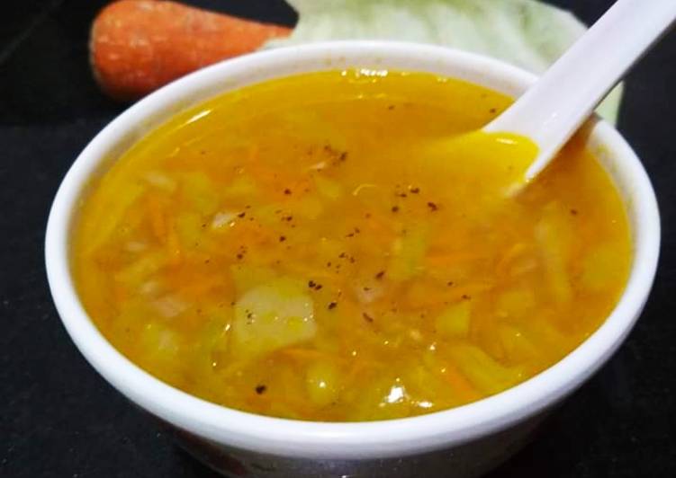 Healthy Recipe of Veg Clear Soup - Weight loss Soup