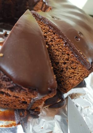 Una foto de Bizcocho de chocolate