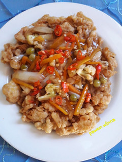 Foto resep 159.Telor mata setan asam manis (fuyunghai 3 in 1)