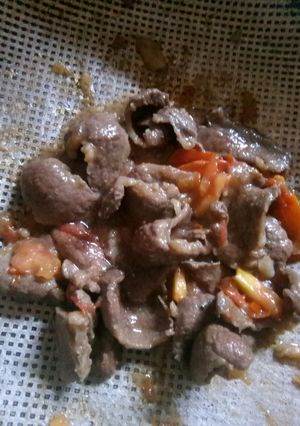 Hình của món Thịt bò xào cà chua.