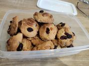 Gambar choco chips cookies coffee