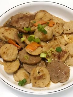 👩🏻🍳黑胡椒醬煎丸子 的食譜成品照片