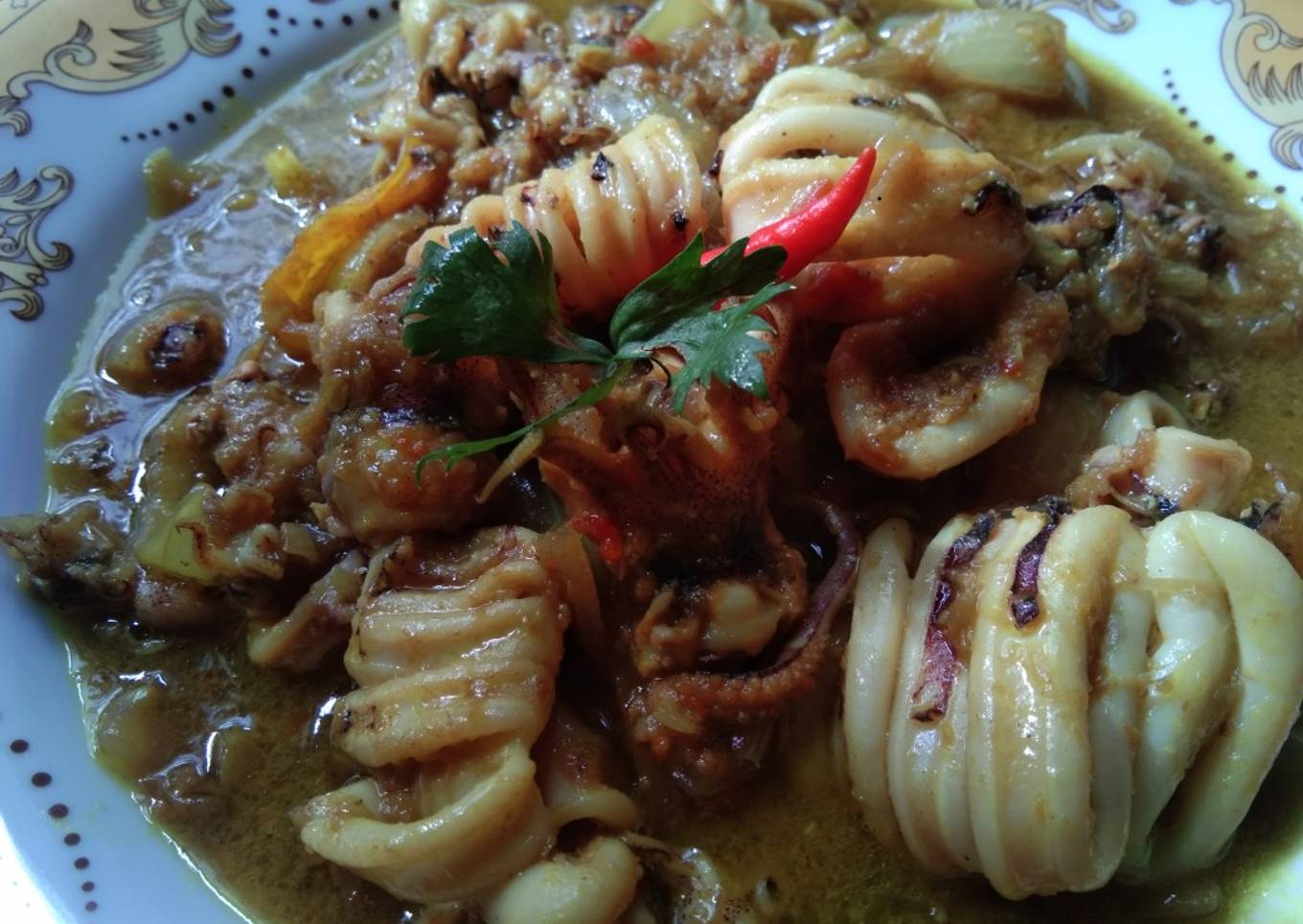 Langkah Mudah untuk Menyiapkan Rica-rica cumi yang Enak