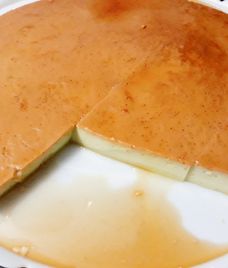 bánh flan bằng lòng trắng trứng