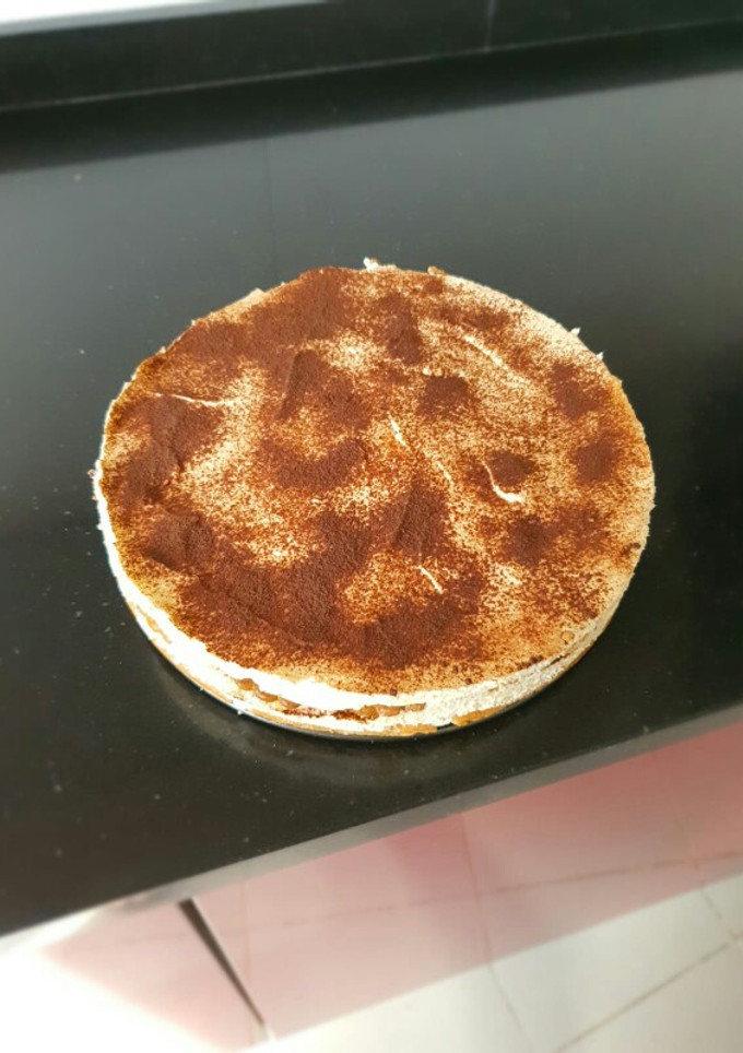 Una foto de Tarta de tiramisú