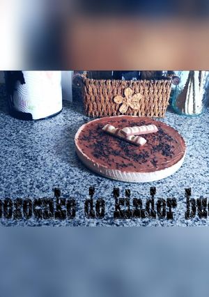 Una foto de Cheesecake de kinder bueno