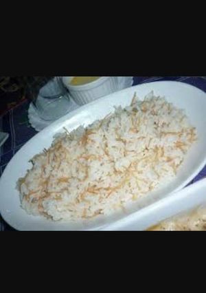 صورة لوصفة رز بشعيرية