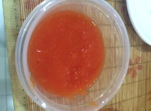 Foto resep Mpasi pure pepaya jeruk bayi 7 bulan