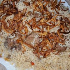 A picture of Mutton yakhni pulao.